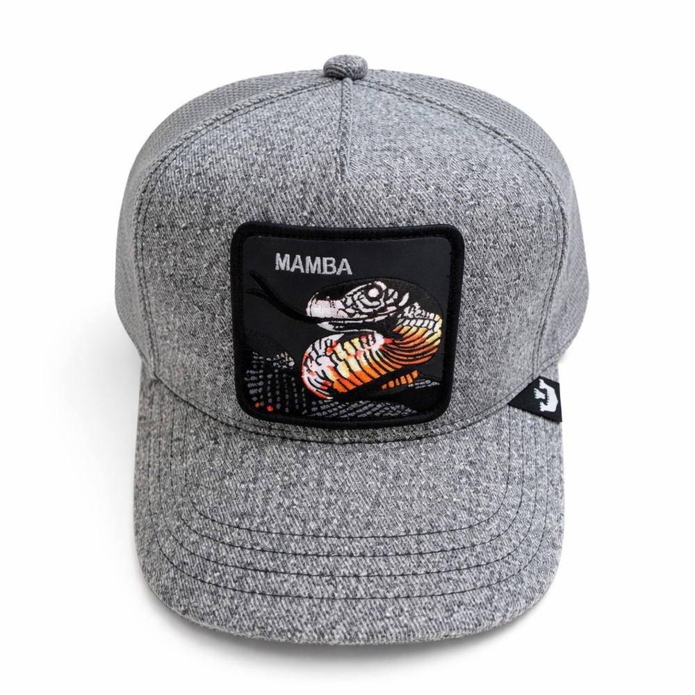 Goorin Bros Gray Mamba Embroidered Cap, NWT